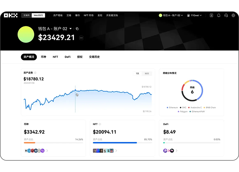 CGPay钱包app页面展示